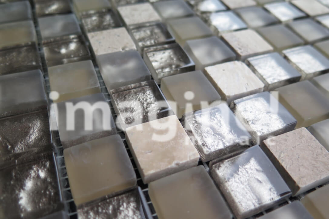 Плитка мозаика микс из стекла и камня Imagine - CLHT03