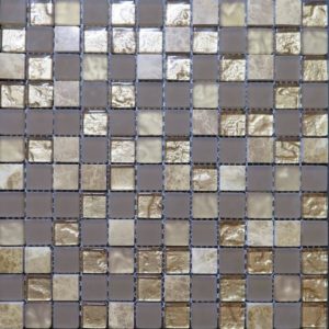 Плитка мозаика микс из стекла и камня Imagine - CLHT04