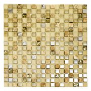 Плитка мозаика микс из стекла и камня Imagine - GHT46