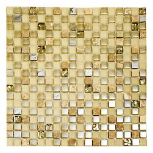 Плитка мозаика микс из стекла и камня Imagine - GHT46