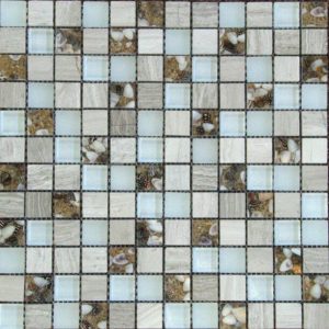 Плитка мозаика микс из стекла и камня Imagine - GMBN23-011
