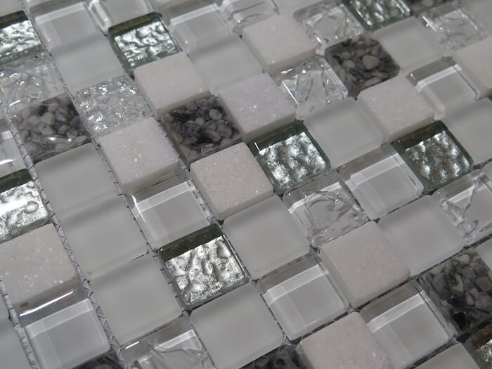 Плитка мозаика микс из стекла и камня Imagine - BLH002