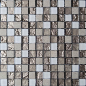 Плитка мозаика микс из стекла и камня Imagine - CLHT02