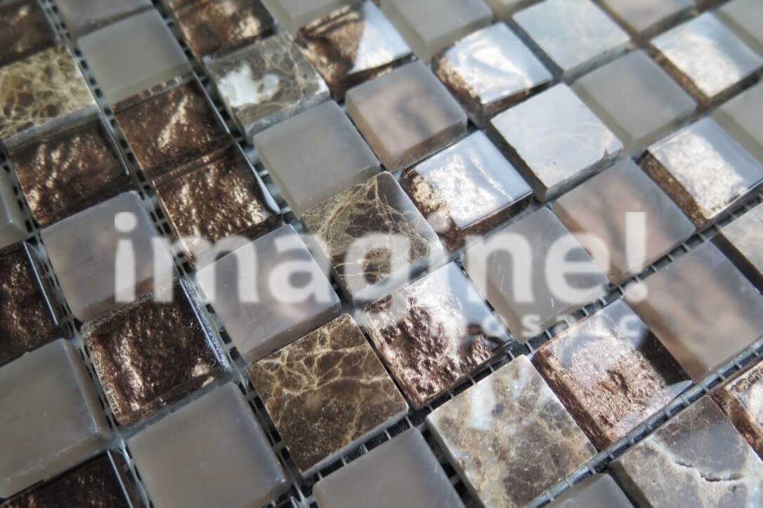 Плитка мозаика микс из стекла и камня Imagine - CLHT05