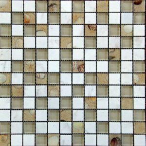 Плитка мозаика микс из стекла и камня Imagine - GMBN23-021